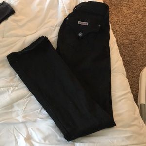 Black Hudson bootcut jeans